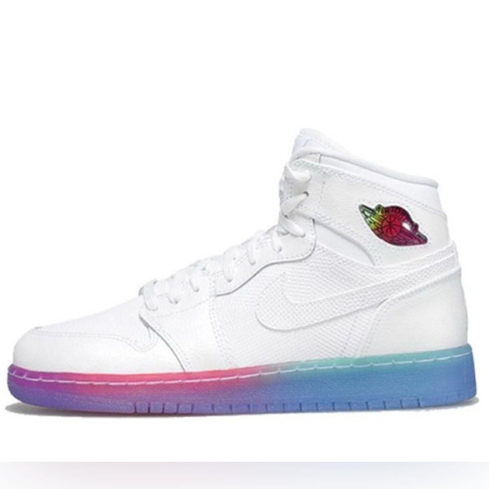Air Jordan 1 high premium gradient sole rainbow gum Women’s 8/girls youth 6.5